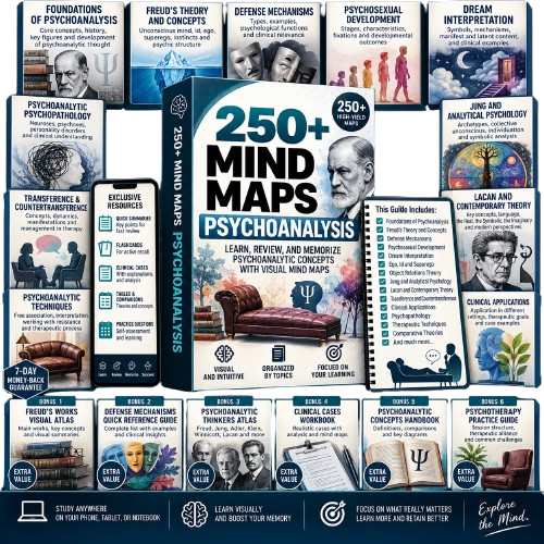 250+ Psychoanalysis Mind Maps Pack