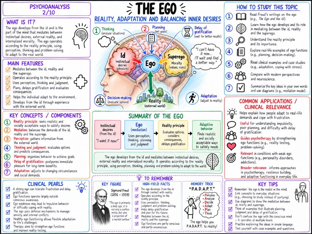 The Ego β Reality, Adaptation and Balancing Inner Desires