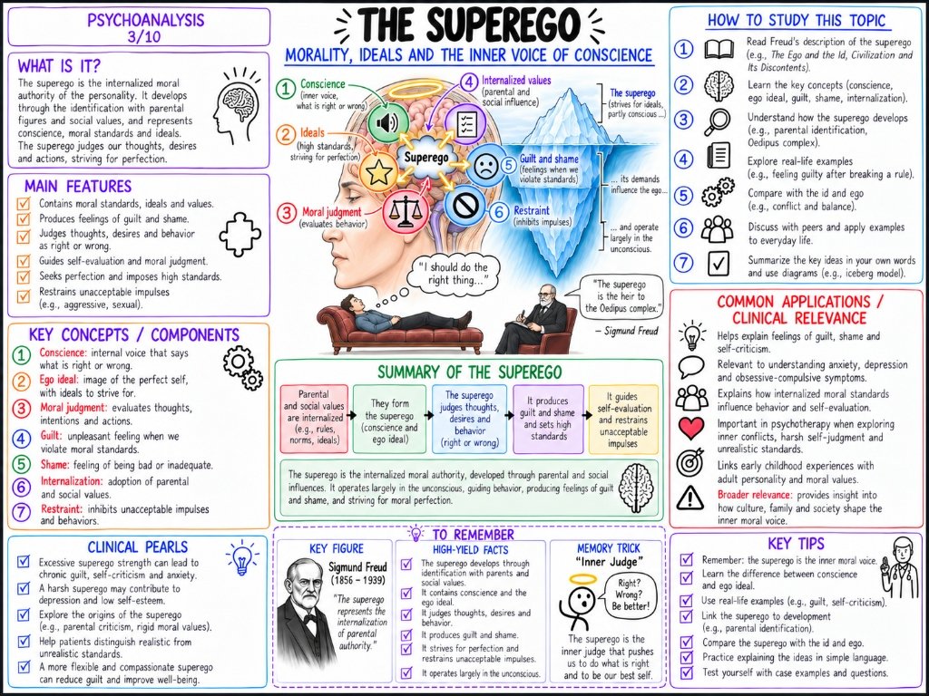 The Superego β Morality, Ideals and the Inner Voice of Conscience