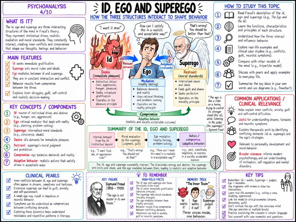 Id, Ego and Superego β How the Three Structures Interact to Shape Behavior