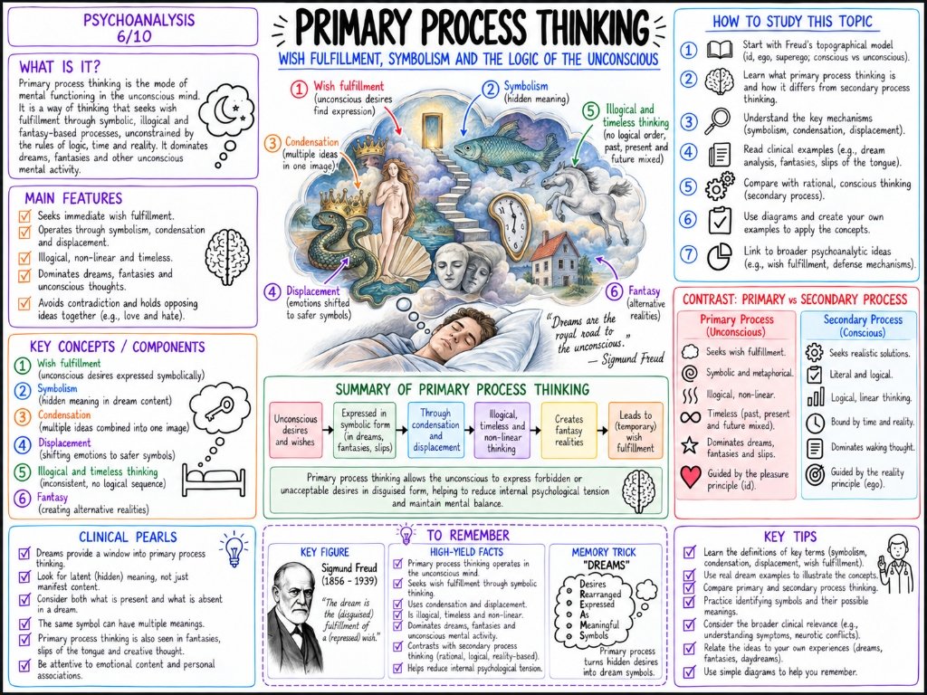 Primary Process Thinking β Wish Fulfillment, Symbolism and the Logic of the Unconscious